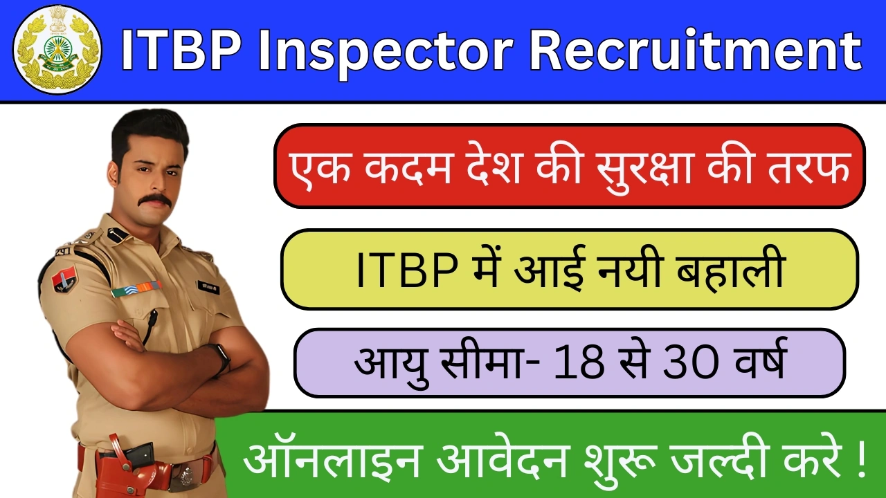 ITBP Inspector Recruitment